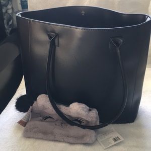 Martha Stewart bag ( black) +a gray soft purse 🎁